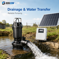 Services OEM fournis - Pompe submersible solaire hybride AC/DC avec contrôleur MPPT pour l'irrigation des fermes et le drainage des eaux usées