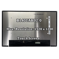 Écran LCD d'ordinateur portable 14 pouces B140UAK02.0 WUXGA 60Hz, assemblage d'écran OLED 1920x1200 EDP 40 broches, panneau d'affichage de remplacement
