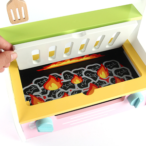2020 Offre Spéciale haute qualité en <span class=keywords><strong>bois</strong></span> <span class=keywords><strong>cuisine</strong></span> <span class=keywords><strong>cuisine</strong></span> jouets ensemble pour enfants <span class=keywords><strong>amazon</strong></span> Offre Spéciale rose <span class=keywords><strong>cuisine</strong></span> en boi - Product Image 4