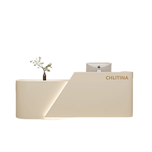 XTQT-050 rezeption scrivania nội thất văn phòng bàn bàn đặt oficina escritorio hiện đại quầy lễ tân quầy lễ tân - Product Image 6