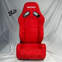 Siège de voiture sport réglable YLD, design racing, noir, fibre de verre, siège baquet modifié, fibre de carbone