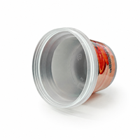 Gobelets à crème glacée personnalisés, anti-fuite, sans BPA, et pots en plastique PET |   Emballages de vente au détail pour biscuits, chocolats, desserts et en-cas