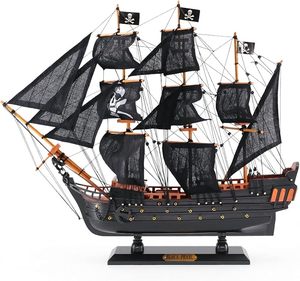 Compre un Modelo de <span class=keywords><strong>Barco</strong></span> Pirata de Madera, Perla Negra, Jolly Roger, Decoración Náutica, Venta al por Mayor Limitada, Modelo de <span class=keywords><strong>Barco</strong></span> Completamente Ensamblado para Decoración del Hogar - Product Image 1