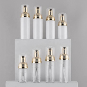 Wholesale 50-100ml White Amber Frosted Lash Cleanser Bottles Foam Bottle Packaging Soap Dispenser Foam Pump Bottle - Product Image 5