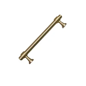 Furniture Handles Cabinet Closet Wardrobe Kitchen Bedroom Handle Wholesale Metal Brass Polished Hardware