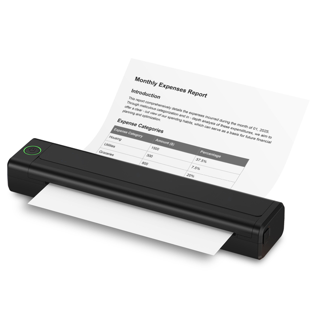 NEWYES Portable A4 Size  Travel Thermal Printer Mini USB Mobile Thermal Printer with Stock Status