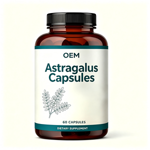 Cápsulas de Astrágalo de Fábrica Estadounidense ODM/OEM, Suplemento Herbal para el Sistema Inmunológico, Sin OMG, con Certificación GMP - Product Image 1