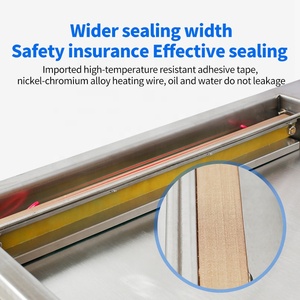 Machine d'emballage sous vide automatique de type table Dz500 pour usage domestique et commercial, petite, avec pompe CE à double joint, pour snacks, fruits, fruits de mer et cuisine - Product Image 6