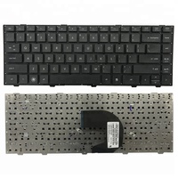 Nouveau clavier d'ordinateur portable avec disposition américaine pour HP ProBook 4440s 4441s 4445s 4446s, clavier de remplacement avec cadre argenté