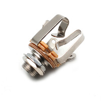 Prise jack stéréo 6,35 mm (1/4 pouce) pour guitare électrique, basse, sortie de micro