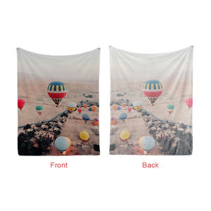 100% poliéster impresión personalizada foto sublimación blanca transferencia Digital visón en blanco minky Super suave Sherpa Manta polar - Product Image 3