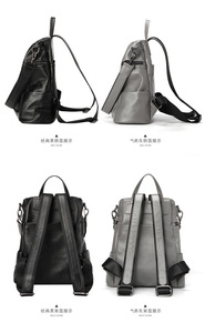 Vintage <b>Backpack</b> Genuine <b>Leather</b> Women's <b>Backpack</b> <b>Large</b> Capacity School Bag for Girls Leisure Shoulder Bags - Product Image 6