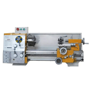 Cjm280 Metal Lathe 280mm Swing 500mm Length 1.1kw Power Precision <b>Machining</b> Benchtop Lathe For Home Use - Product Image 2
