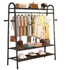 Вешалка для одежды напольная спальня вешалка для одежды балкон общежитие простой шкаф