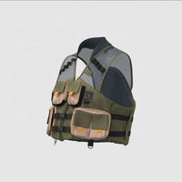 Nouveau Type gilet de sauvetage de pêche en plein air PFD plusieurs poches flottant pêche en mer gilet de sauvetage pour adultes hommes femmes