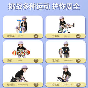 Casque de cyclisme pour enfants Sway, équipement de protection réglable pour vélo, skateboard, roue d'équilibre, taille enfant unisexe - Product Image 2