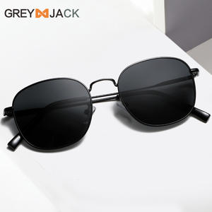 Lunettes de soleil Grey Jack, monture en métal, polarisées UV400, unisexes, mode, protection solaire, conduite en plein air, cyclisme - Product Image 3