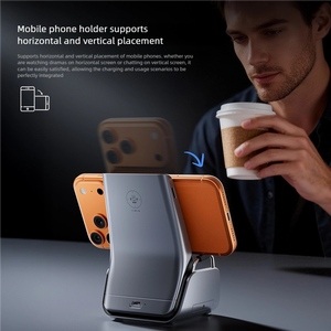 Base de Carga Inalámbrica 4 en 1 para Teléfono+Reloj+Auriculares+Caja de Carga Inalámbrica con Pantalla de Reloj y Notificaciones Pop-Up de 22.5W para Escritorio - Product Image 6