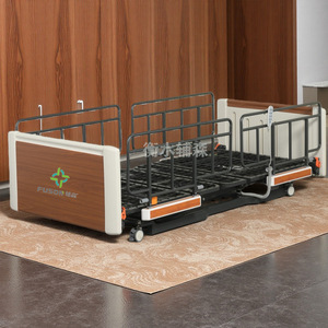 Cama Multifuncional para Personas Mayores, Manual, con Manivela Simple, Estructura de Acero, Respaldo Ajustable y Elevación de Piernas, para Cuidado en el Hogar - Product Image 3