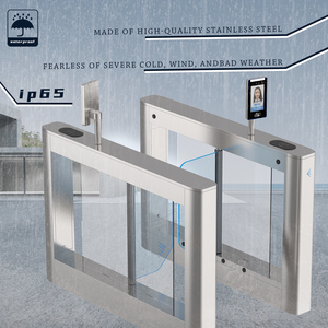 Outdoor Wasserdichtes Funktionstüren-Schwenk-Drehkreuz mit Smartcard für Supermärkte, Automatisches Öffnungs- und Zugangskontrollsystem - Product Image 2