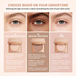 Correcteur de couleur pour les yeux Texture fine d'argile éclaircissante Lissant la peau Imperméable Hydrate Couvre rapidement les cernes - Product Image 2