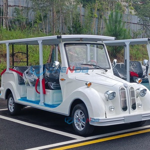 Voiture de tourisme classique blanche, fabriquée en Chine, style rétro électrique - Product Image 5