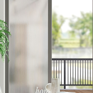 Película de Vinilo Autoadhesiva con Efecto de Vidrio Estriado Moderno <span class=keywords><strong>para</strong></span> Puertas y <span class=keywords><strong>Ventanas</strong></span> - Product Image 5