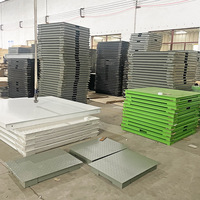 Plataforma digital Industrial de acero al carbono, balanza de suelo con indicador A12E, 3 toneladas, 5 toneladas de capacidad, 1,5x2,0 m