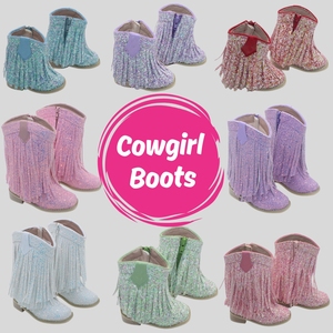 Chaussure pour enfant KSPZ0, chaussure décontractée pour fille, botte de <span class=keywords><strong>cowboy</strong></span> western, botte de neige pour enfant, chaussure pour bébé fille, chaussure pour enfant personnalisée, botte de cowgirl pour enfant - Product Image 2