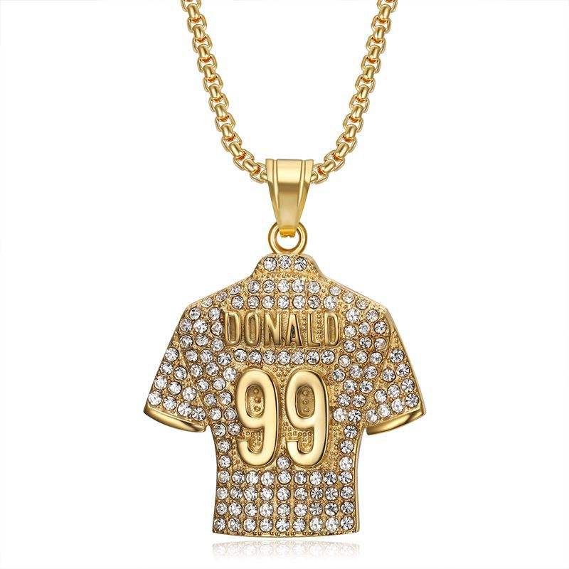 Gold Single Pendant Without Chain