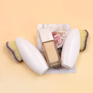 แปรงคาบูกิขนาดใหญ่ แปรงเกลี่ยเนื้อแน่นสำหรับรองพื้นชนิดน้ำ ไฮไลท์เตอร์บรอนเซอร์ ชิมเมอร์เมคอัพ - Product Image 3
