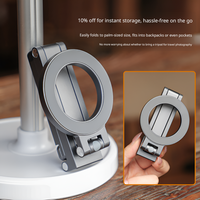 Support magnétique flexible en alliage d'aluminium pour téléphone et tablette, idéal pour bureau, voyage, extérieur, support trépied