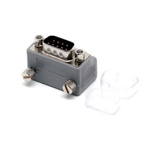 Adaptateur de port série DB9 mâle vers femelle à angle droit de 90 degrés