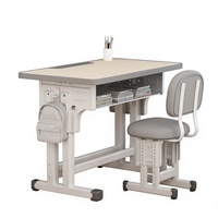 Solutions personnalisables, bureau d'étude moderne, chaise ergonomique réglable en hauteur, ensemble bureau et chaise pour salle de classe, OEM ODM