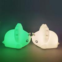 Vente en gros de lampes de chevet LED en silicone souple pour la nurserie, avec variateur d'intensité et capteur tactile, pour la chambre de bébé