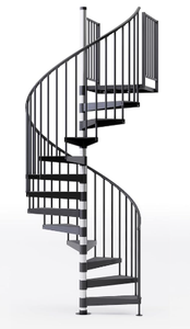 <span class=keywords><strong>Escalier</strong></span> en colimaçon compact, gain de place, <span class=keywords><strong>escalier</strong></span> à virages fluides pour appartement en mezzanine, extérieur - Product Image 4