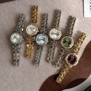 Montre-bracelet élégante rétro pour <span class=keywords><strong>femme</strong></span> Scottie 9821, bracelet en acier inoxydable massif, mouvement à quartz étanche de luxe, style professionnel - Product Image 6