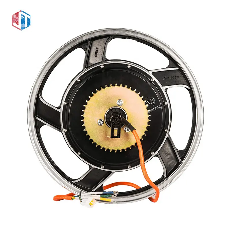 Ym motor, 17 polegadas, aro moped 3000w 70kmh v1 bldc hub, gerador de motor com roda de corrente para gás-elétrico híbrido veículo, motocicleta