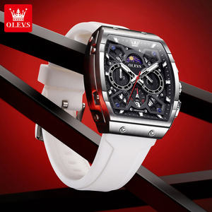   Montre-bracelet pour homme à quartz étanche avec phases de lune, chronographe multifonctionnel lumineux, personnalisable avec logo OEM/ODM - Référence 2942 - Product Image 3