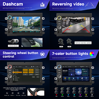 Autoradio BQCC 7 pouces IPS avec écran Carplay, lecteur multimédia MP5, Mirrorlink, RDS, BT, FM, GPS, stéréo de voiture coloré pour Ford F150 07-14