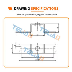 Connecteurs à vis en cuivre/laiton TLS44187 70A, 4 broches, à pression, support conducteur, connecteur de raccordement M4 pour circuit imprimé, certifié CE/ISO - Product Image 4