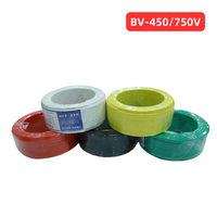 450/750V PVC-isoliertes Kupfer-BV-Kabel 1*4mm² 1x6mm 1x10mm 1x16mm 1x2,5mm² Einadriges Gebäudekabel