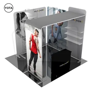 Tawns Customize 10x10 Modular Trade Show Exhibition Booth Equipment With Fabric Printing Portable Photo Booth