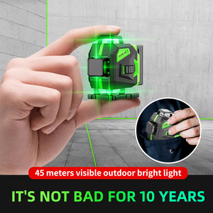 Mini láser de nivel autonivelante rotativo verde de 16 líneas para uso industrial en exteriores DIY - Product Image 2