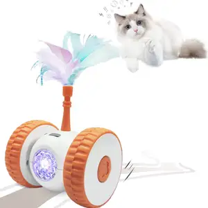 Electric Automatic Pet Interactive Toys Rotating Butterfly Fluttering Sound Cat Exercise Toy