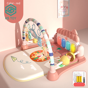 HS TOY-Juguetes De bebé para niños, estera De juego, gimnasio, <span class=keywords><strong>Piano</strong></span>, estante De Fitness con bonitos Juguetes colgantes - Product Image 5