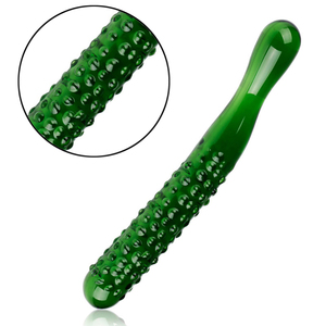 Di alta qualità di vetro dildo giocattoli sessuali per le donne frutta e verdura vetro dildo massaggiatore - Product Image 3
