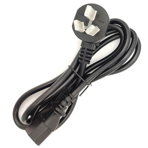 สายไฟ AC Aodun แบบ C15 ถึง IEC 10A ปลั๊ก Nema สายไฟ SJTW วัสดุ PVC - Product Image 1