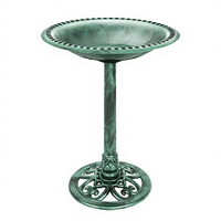 Abreuvoir automatique pour oiseaux et perroquets BC Outdoor Garden, en fer écologique, design élégant, couleur grise