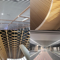 Dernier panneau de plafond en aluminium ignifuge et imperméable pour centre commercial